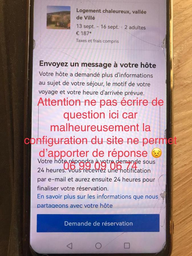 Logement Chaleureux, Vallee De Ville Steige 외부 사진